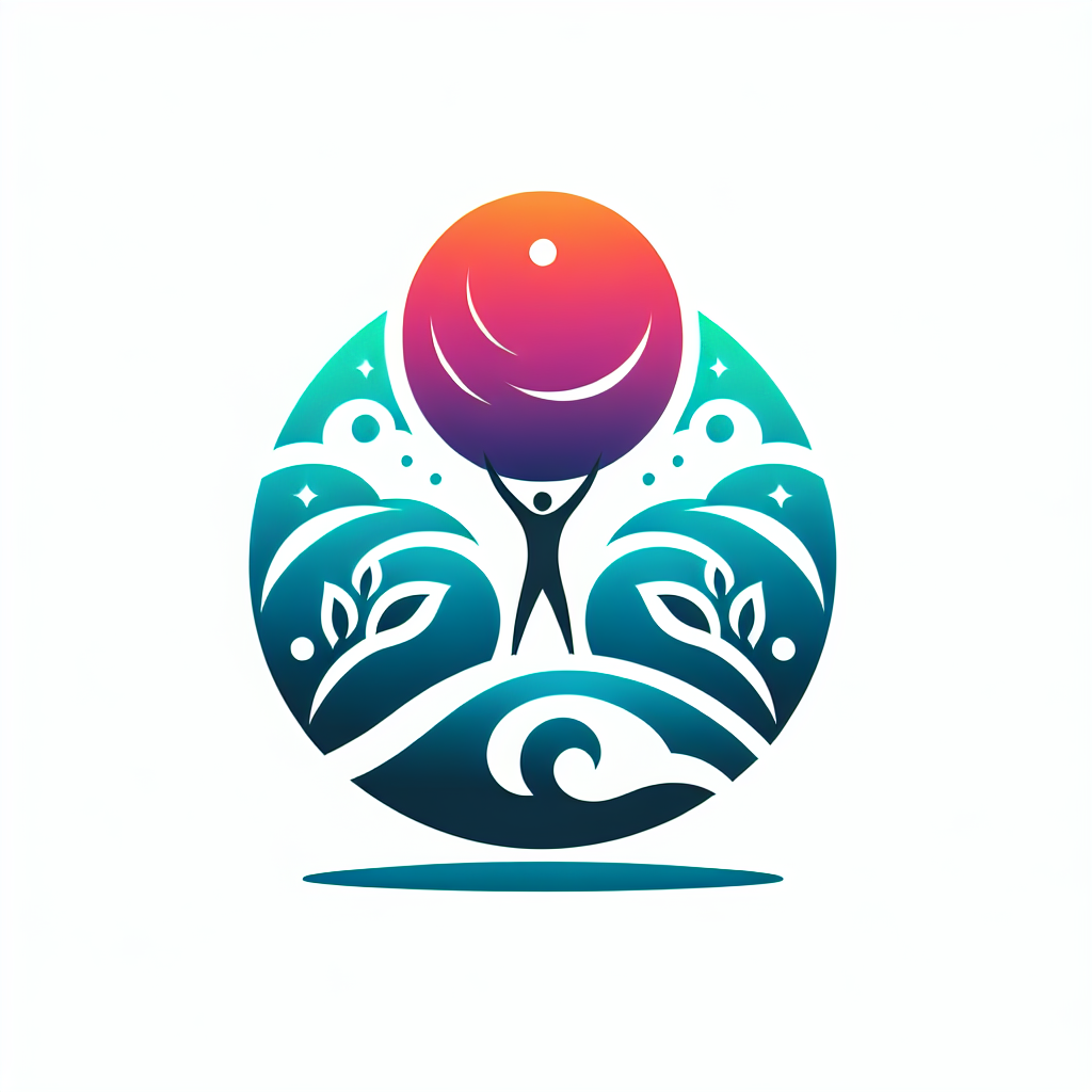 A logo for a site dedicated to personal growth and self-discovery, capturing the spirit of adventure and the journey towards self-improvement in a simple and impactful design that conveys empowerment and courage.